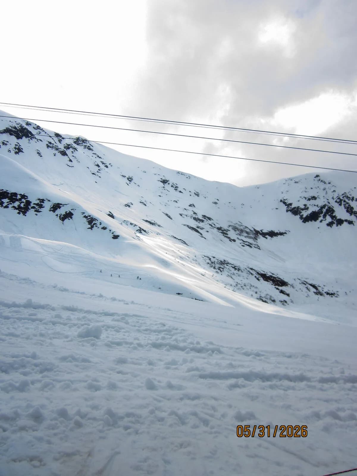 Snowy mountain in Alaska